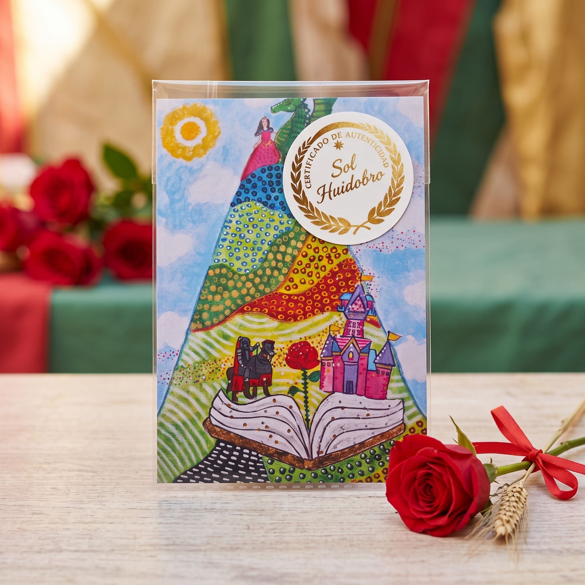 Postal La Leyenda de Sant Jordi | Sol Huidobro