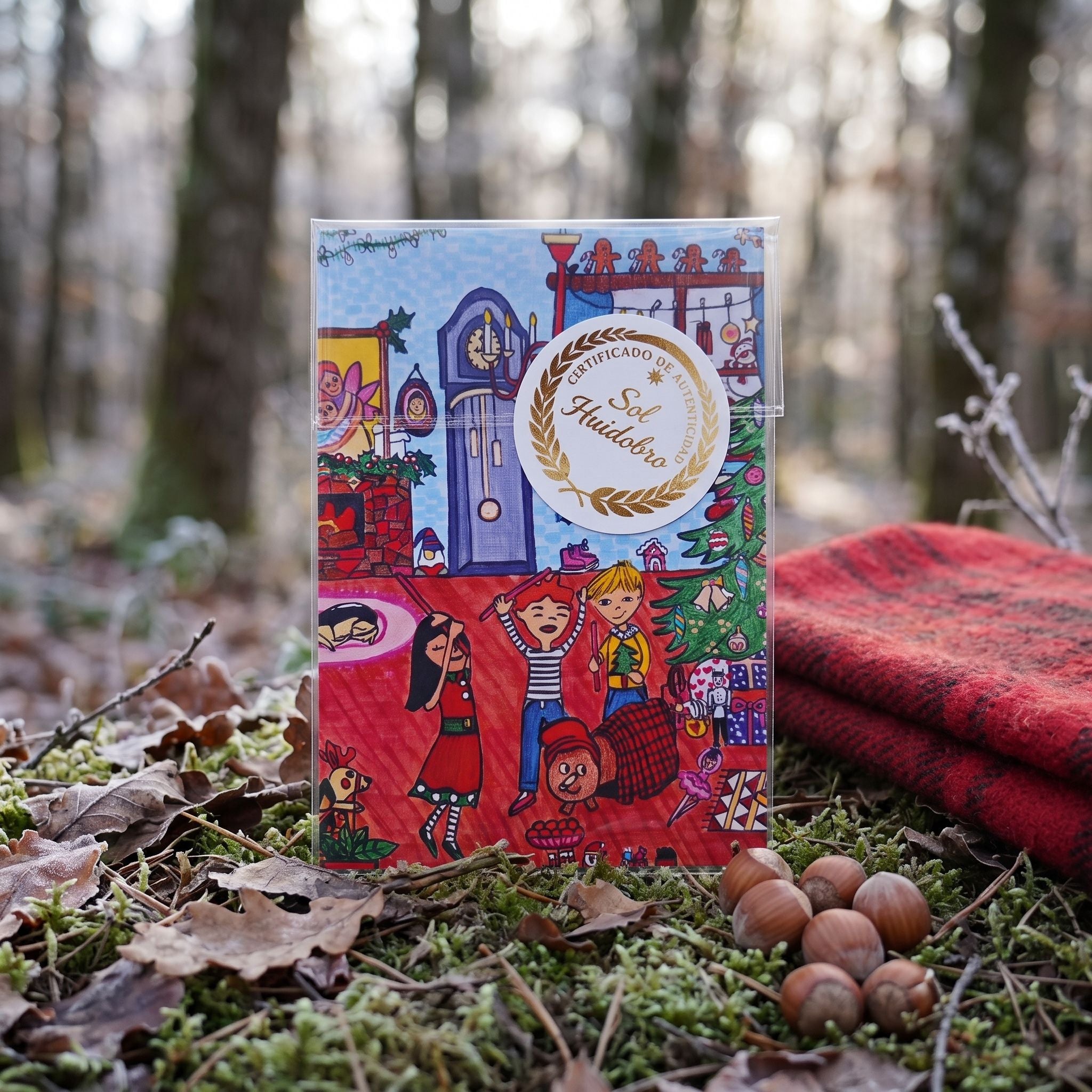 Postal Tió de Nadal | Sol Huidobro
